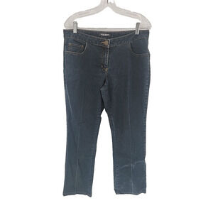 Womens BISOU BISOU Brand Straight Leg Denim Blue Jeans Size 12